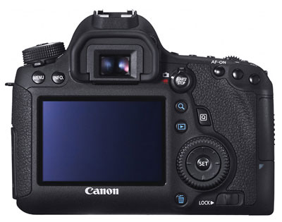 佳能EOS 6D背面