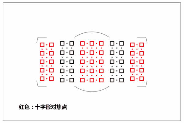 D5对焦点覆盖范围