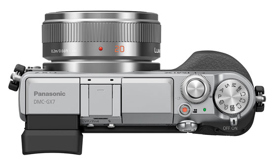 松下GX7顶面