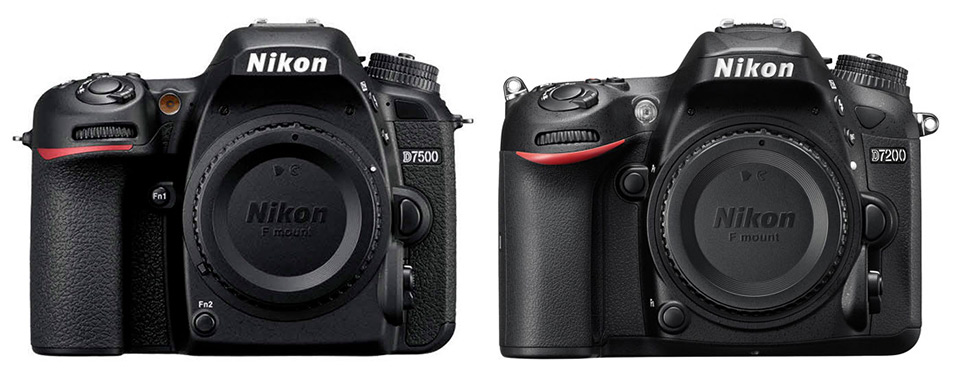 尼康D7500 vs D7200