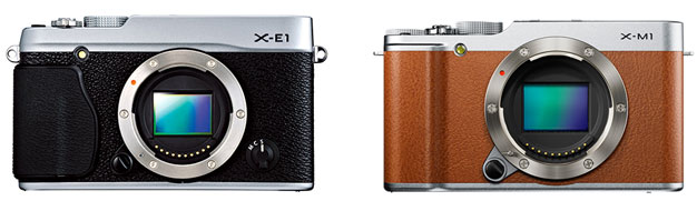 富士X-E1 vs X-M1