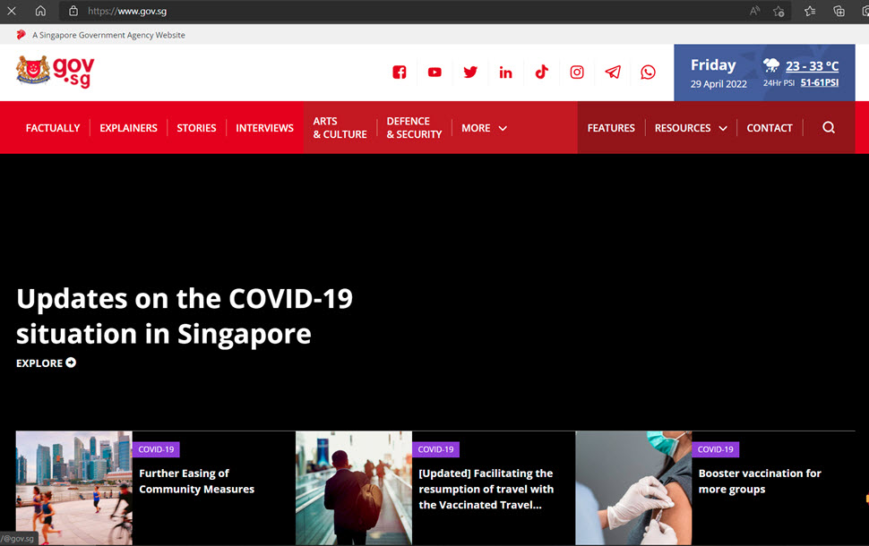 新加坡政府网站