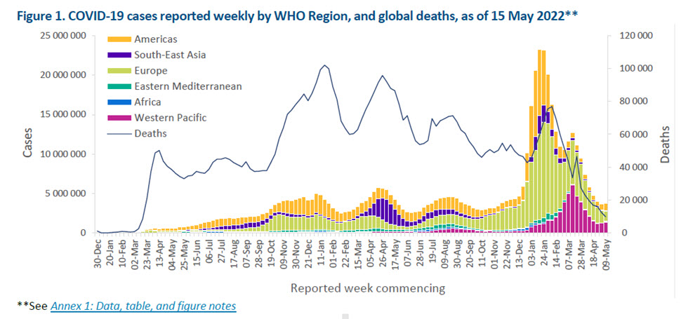 WHO新冠流行周报(2022年5月18日)1