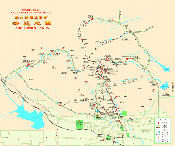 泰山超详细导游图